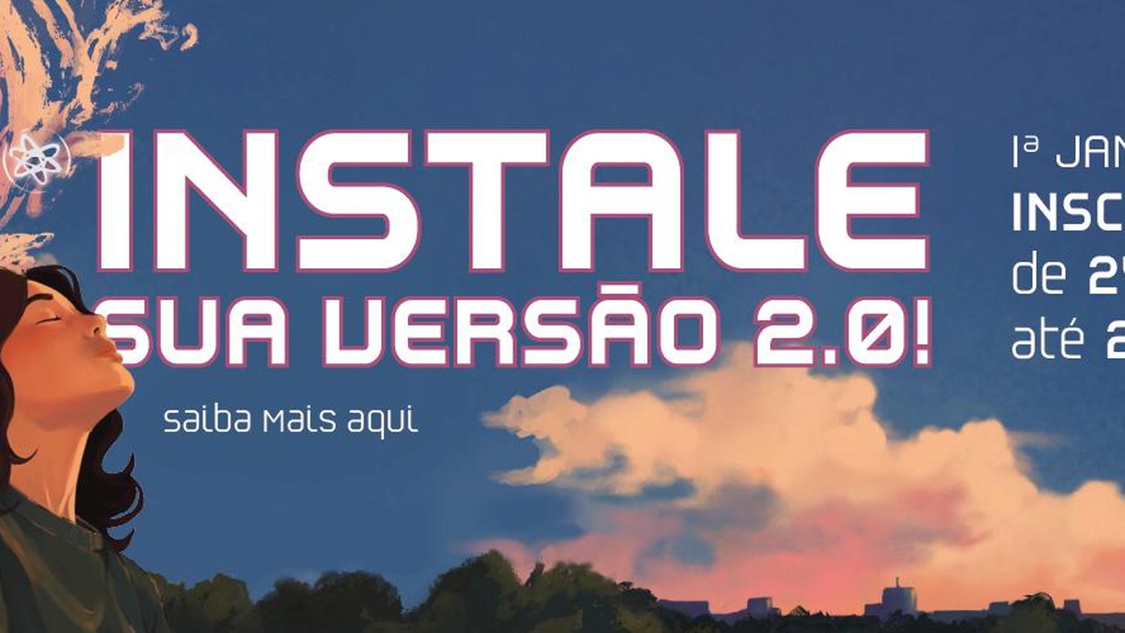 Estudante consulta sistema online de inscrição para pós-graduação em notebook