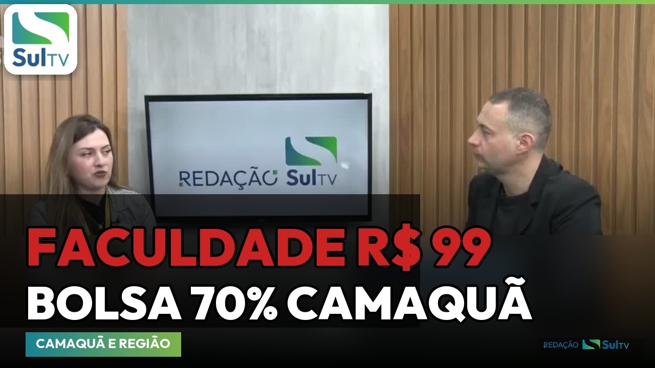 Uniasselvi de Camaquã oferece bolsa de 70% e mensalidade a partir de R$ 99