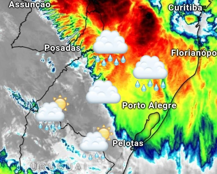 Veja o que a instabilidade climática reserva para o RS nesta quarta-feira (22)