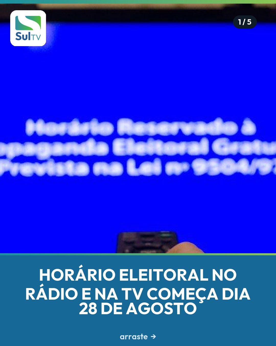 Veja os horários de cada cargo e como fica a grade de propaganda nas emissoras