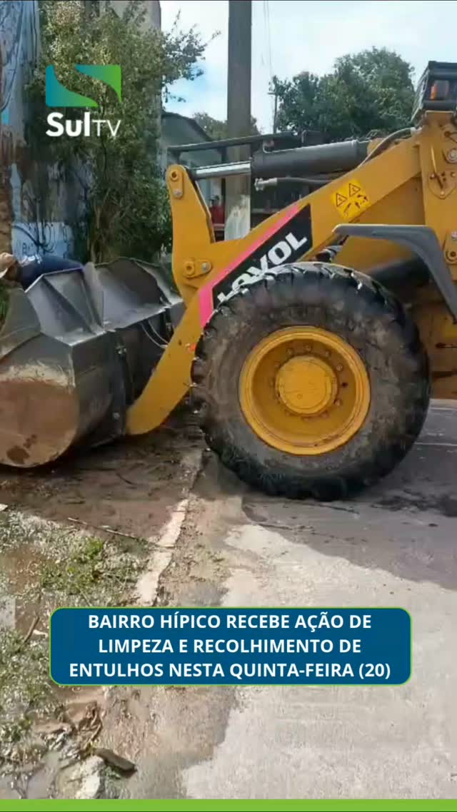 Equipe realiza limpeza e manutenção nas ruas do bairro Hípico, em Camaquã. Na tarde desta quinta-feira (20), servidores…