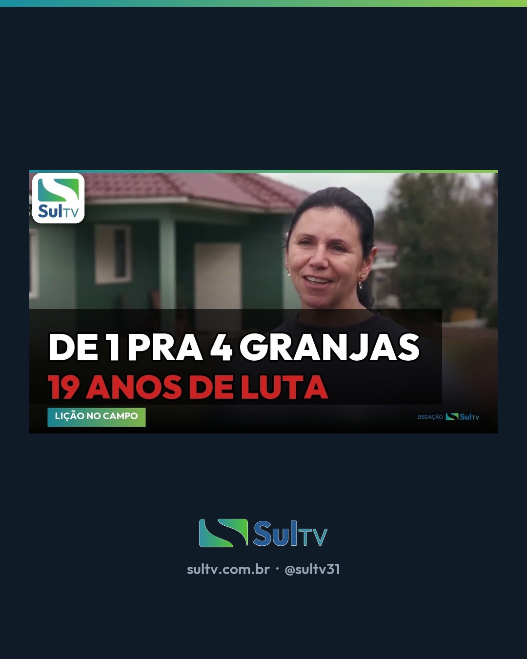 Reportagem do Canal Rural exibida no Redação SulTV mostra a trajetória de Léo Sermigloreto, que começou com uma única g…