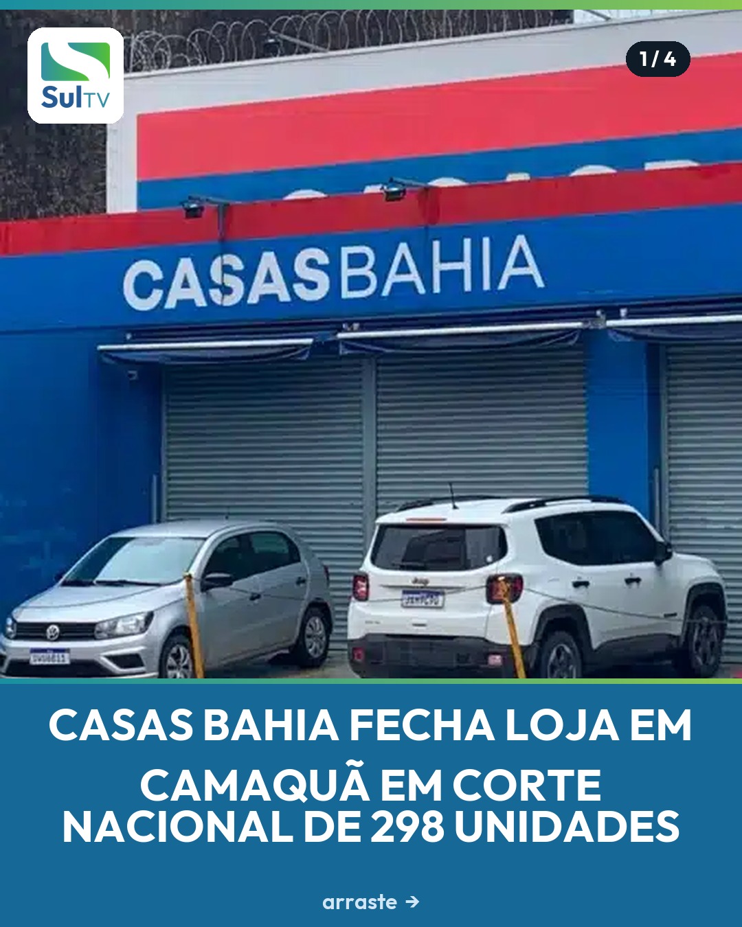 Camaquã perde mais uma opção de varejo.