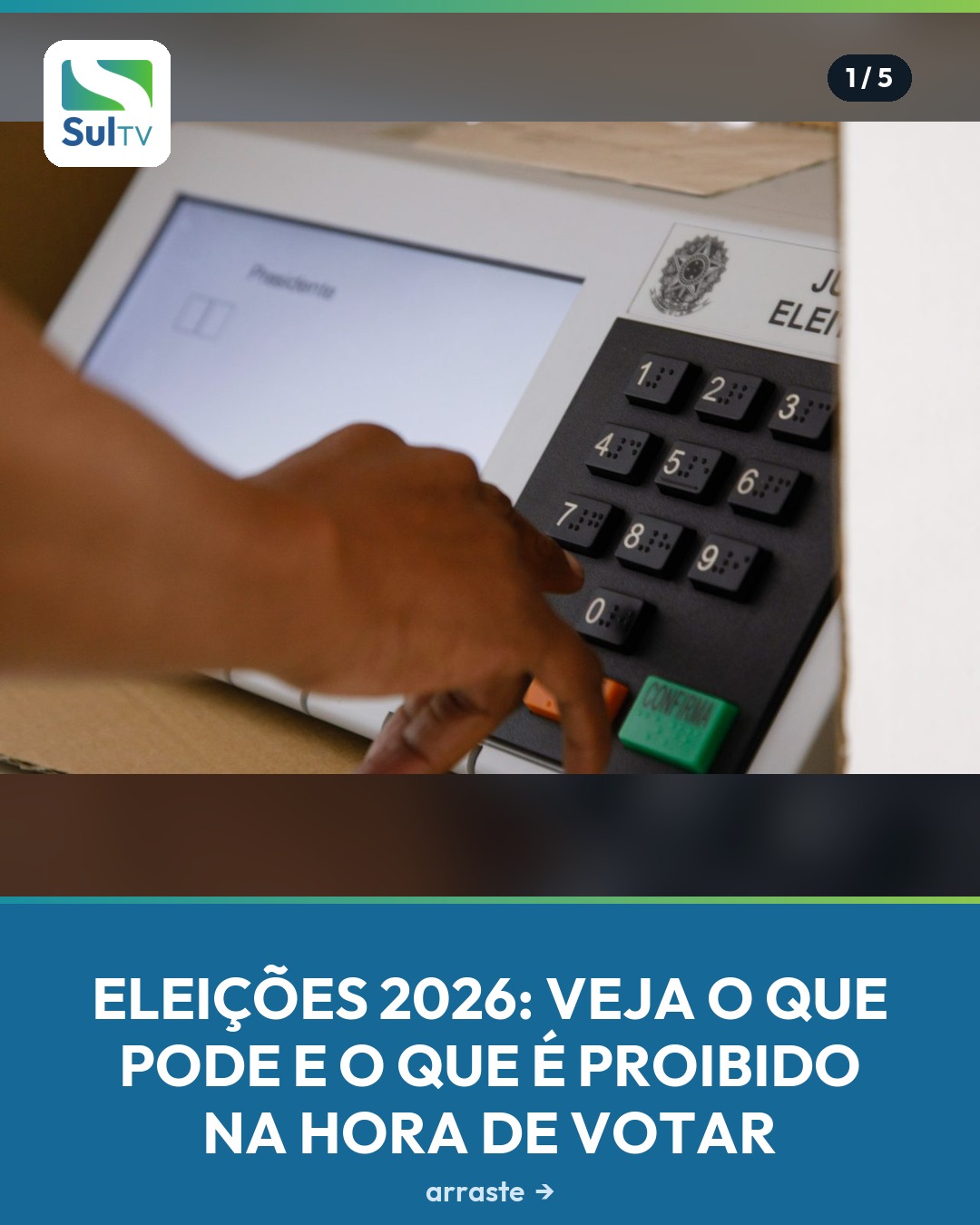 Manual do TSE reúne regras sobre documentos, celular na cabine e justificativa de ausência para o pleito de 4 de outubro