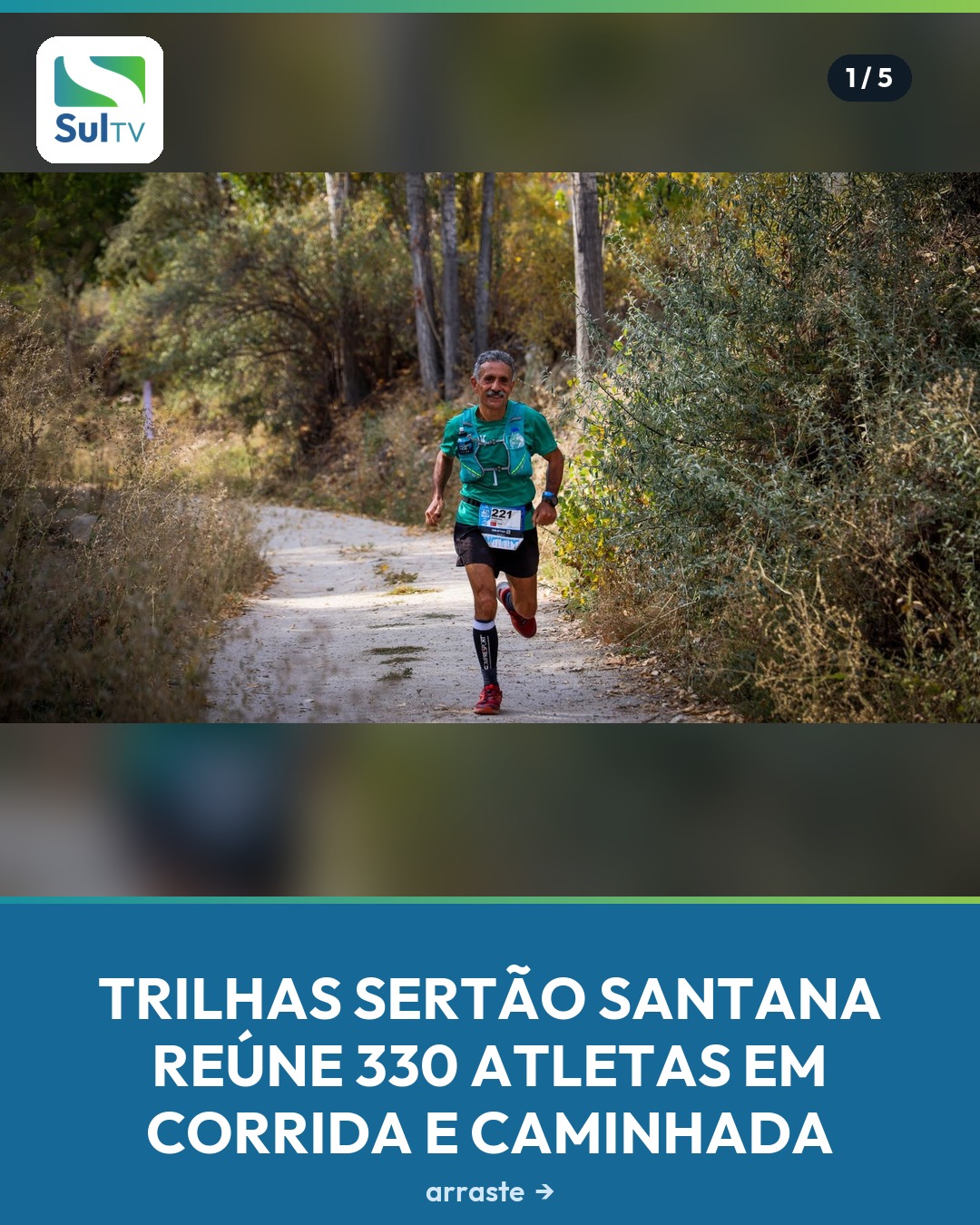 330 atletas encararam vales e mata nativa em Sertão Santana no fim de semana.