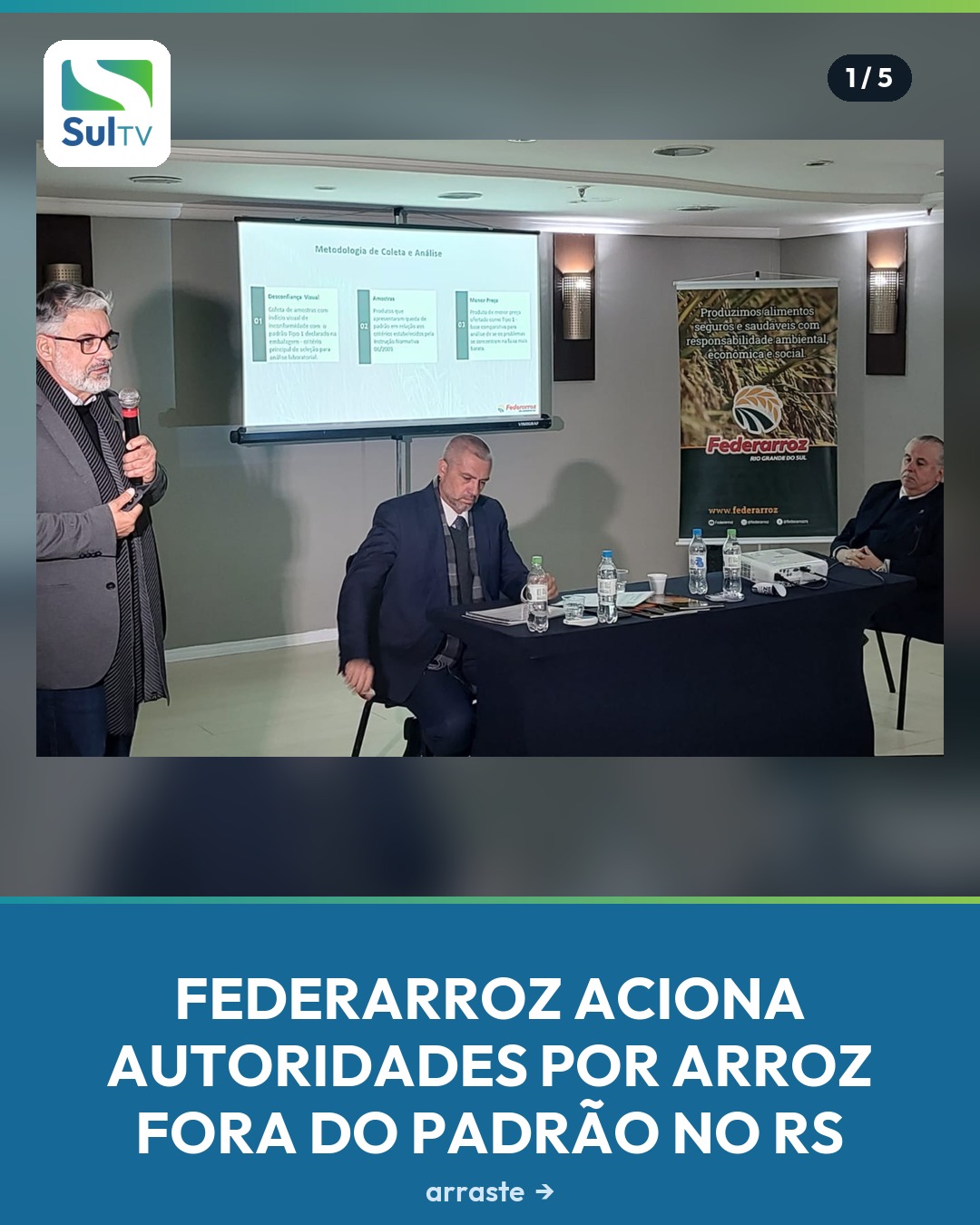 Oito em cada dez pacotes de arroz testados como Tipo 1 vieram com classificação inferior à informada na embalagem, segu…