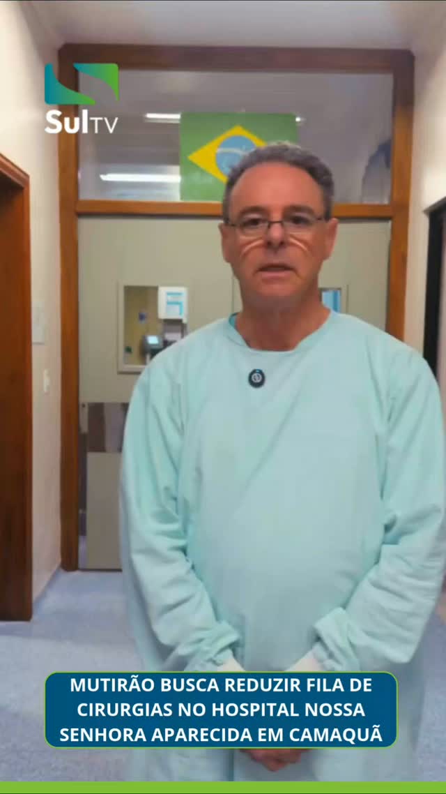 O Hospital Nossa Senhora Aparecida (HNSA), de Camaquã, está realizando um mutirão de cirurgias com o objetivo de reduzi…