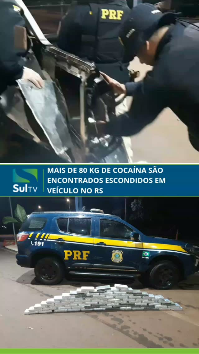 PRF apreende mais de 80 quilos de cocaína e prende mulher em Ijuí. A abordagem ocorreu na madrugada desta sexta-feira (…
