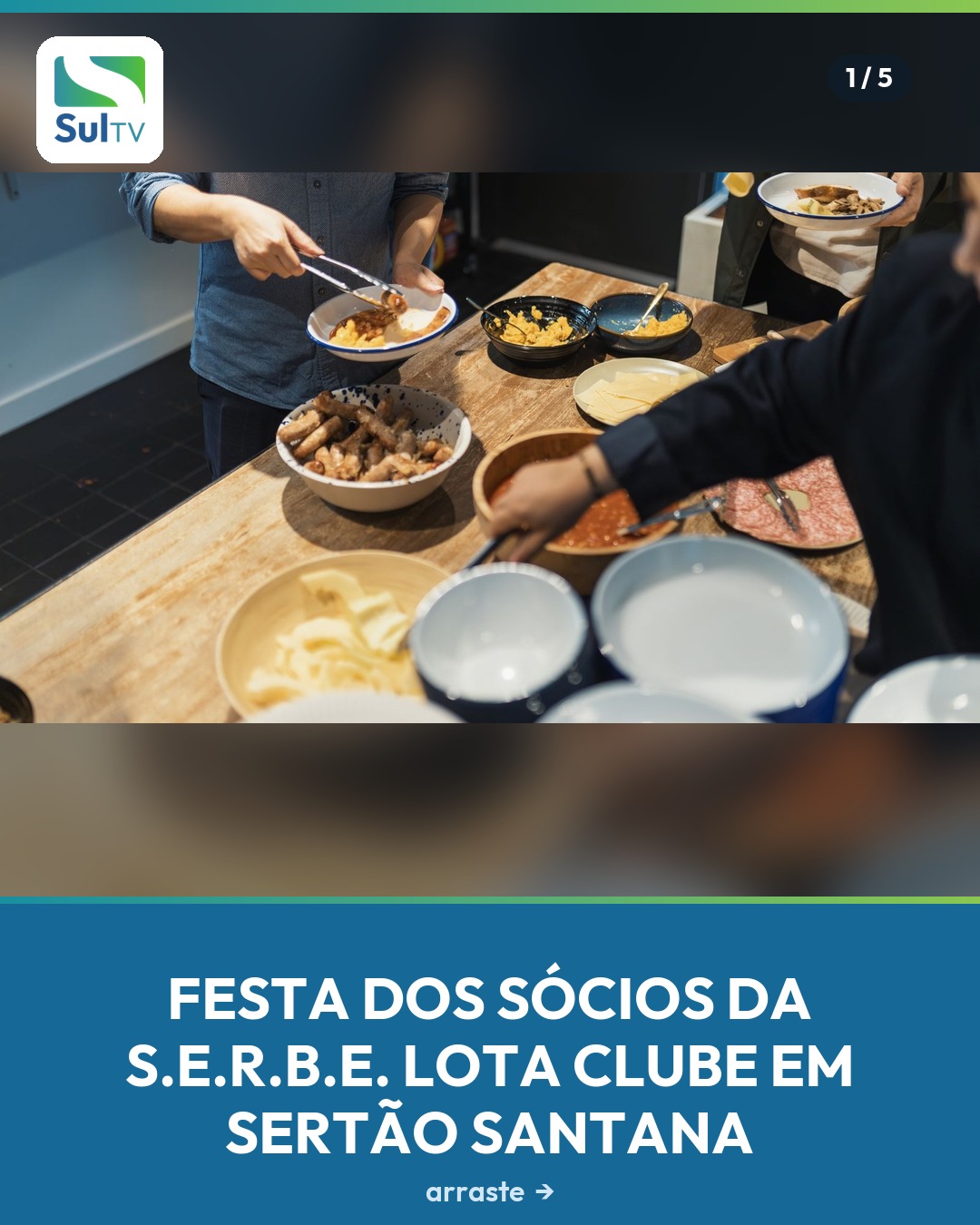 Casa cheia em Mato Bier: a Festa dos Sócios da S.E.R.B.E. levou lotação máxima ao salão do clube, em Sertão Santana, no…