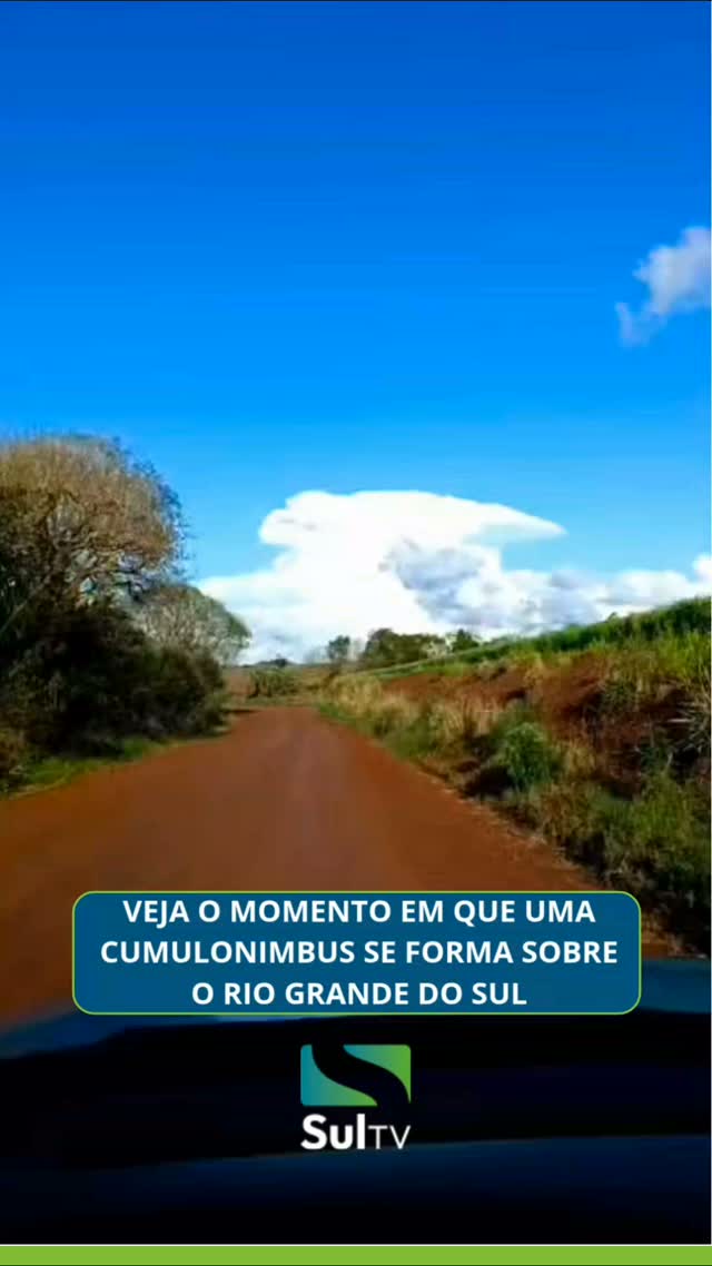 As primeiras tempestades severas já começam a se formar no Rio Grande do Sul. Um vídeo registrado nesta terça-feira mos…