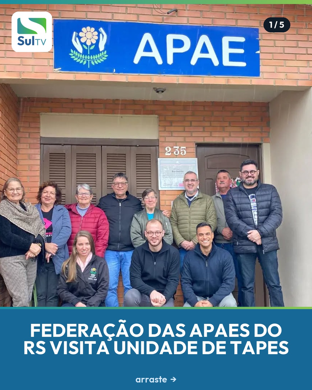 O presidente da Federação das APAEs do Rio Grande do Sul, Marco Antônio Moresco, esteve em Tapes para debater gestão, a…