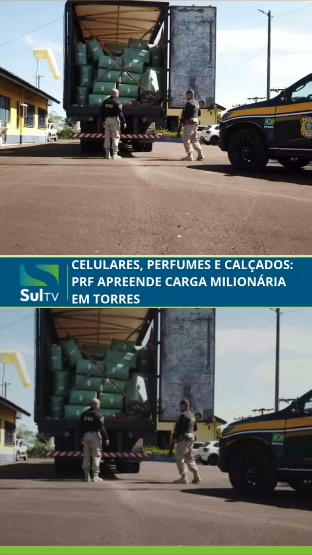 A Polícia Rodoviária Federal apreendeu, na tarde desta terça-feira (20), um caminhão carregado com mercadorias de desca…
