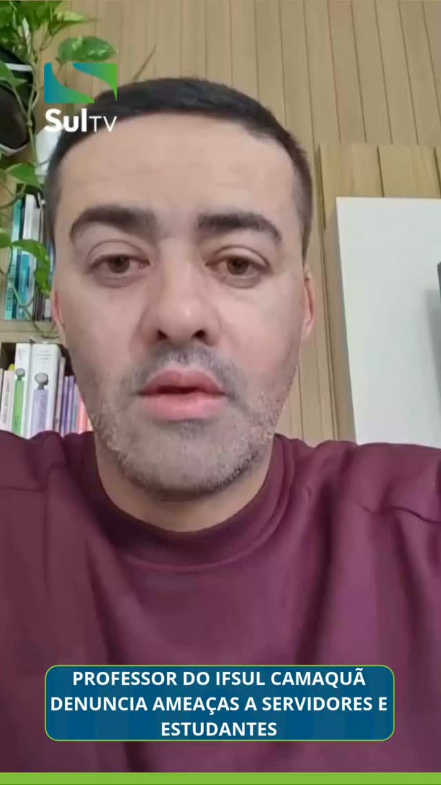 O professor de História André Lopes denunciou ameaças a servidores e estudantes e episódios de desordem em frente ao IF…