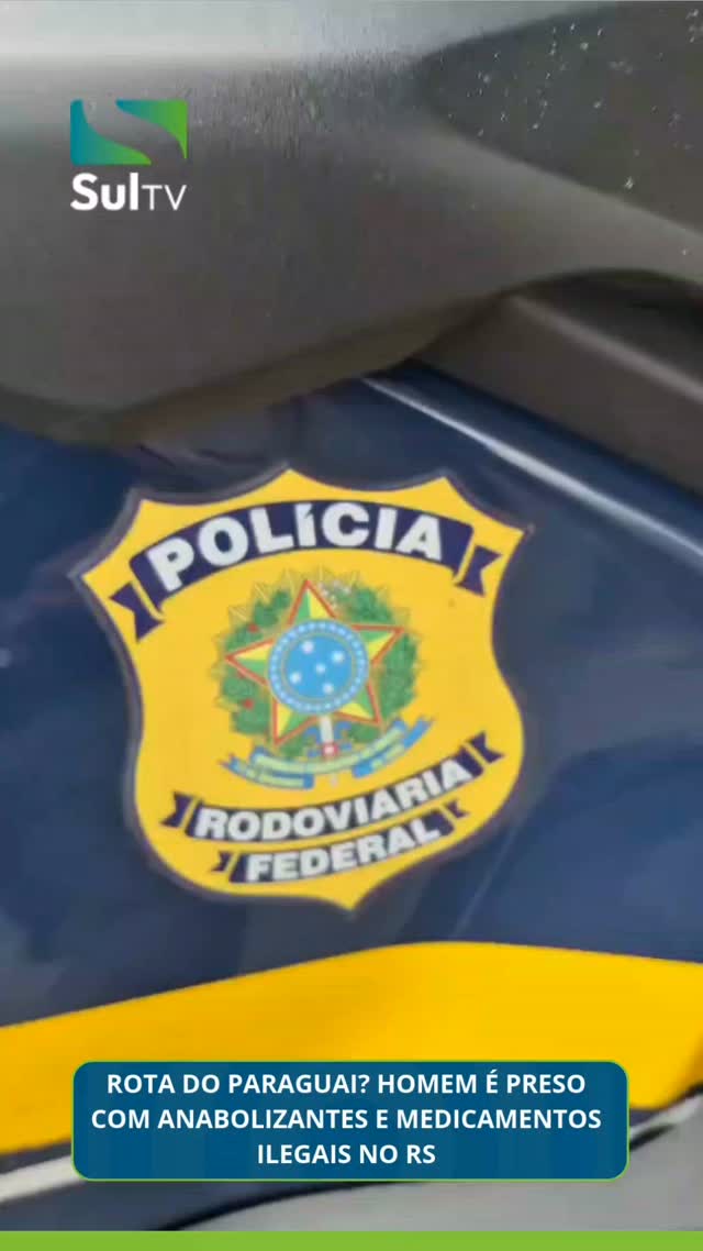 A PRF apreendeu 130 ampolas de anabolizantes e medicamentos sem procedência legal na BR-285, em Passo Fundo, nesta quin…