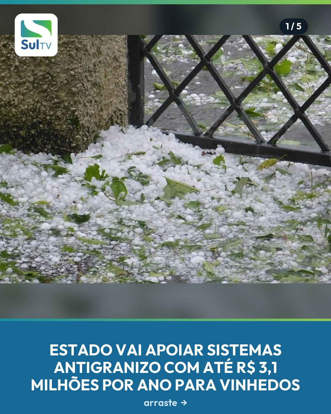 Edital do Fundovitis cofinancia manutenção de geradores de iodeto de prata em municípios produtores de uva