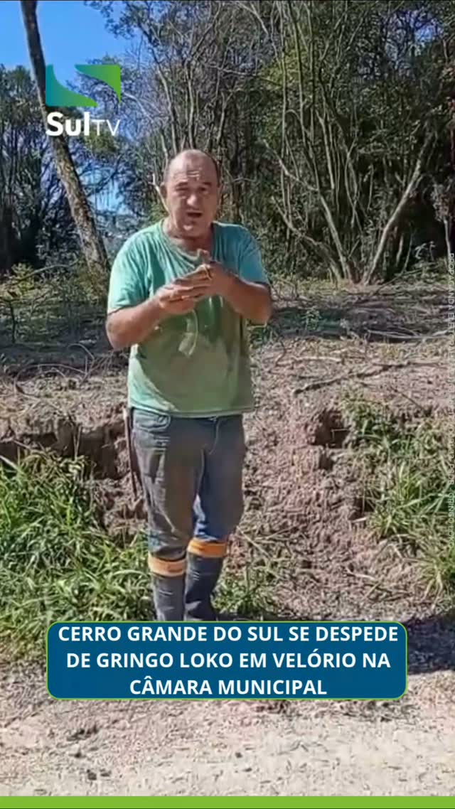 A comunidade de Cerro Grande do Sul presta, nesta terça-feira (22), as últimas homenagens a Gilmar Alba, conhecido como…
