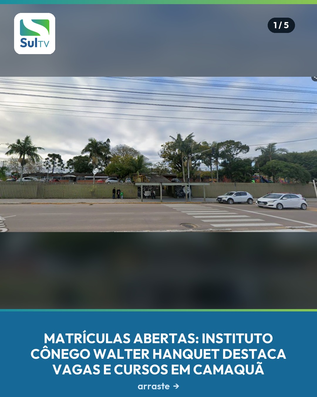 Inscrições na rede estadual vão até 6 de novembro e incluem pré-escola, magistério e curso técnico noturno.