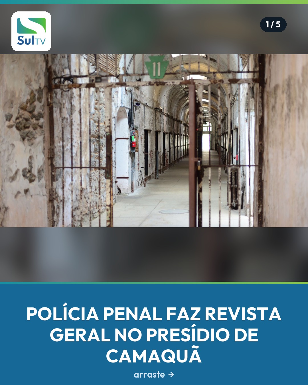 A Polícia Penal fez uma revista geral no Presídio Estadual de Camaquã nesta quarta-feira (26), com equipes especializad…