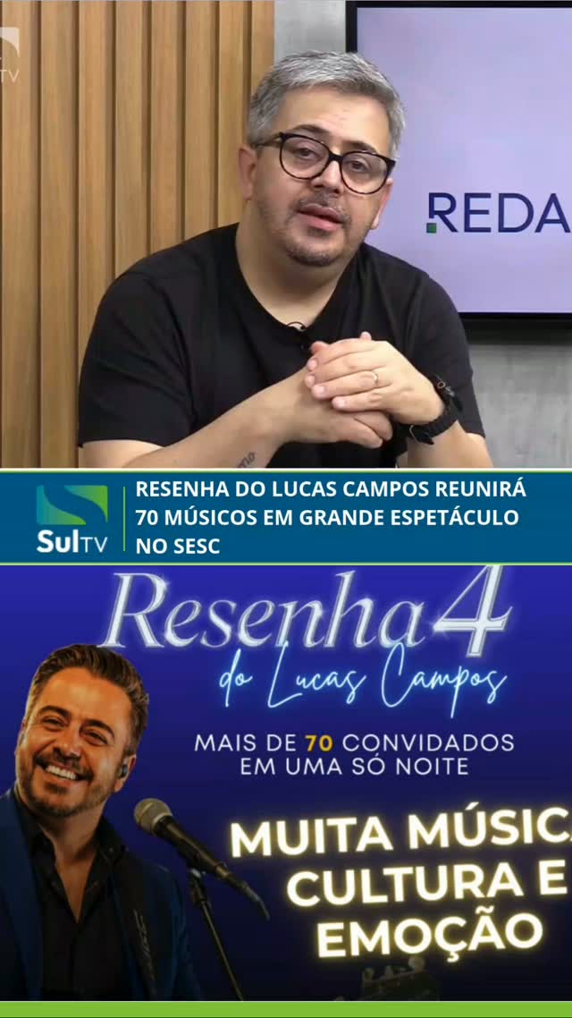 Camaquã recebe, no dia 11 de novembro, a quarta edição da Resenha do Lucas Campos, no Teatro do Sesc. A expectativa é r…