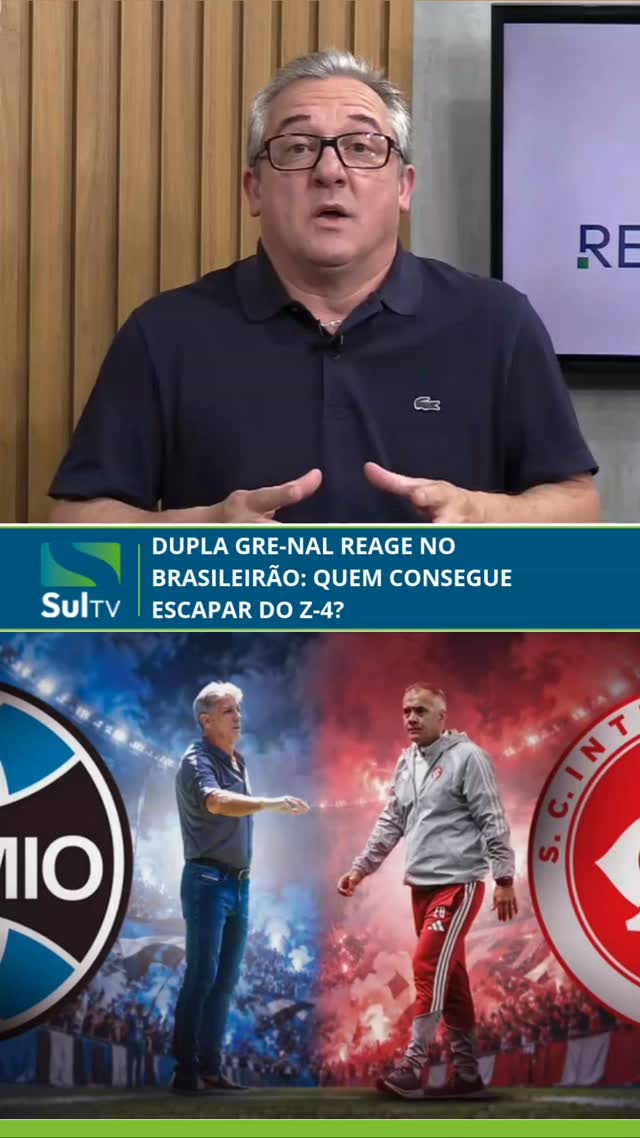 ⚽ DUPLA GRE-NAL NA LUTA CONTRA O REBAIXAMENTO!