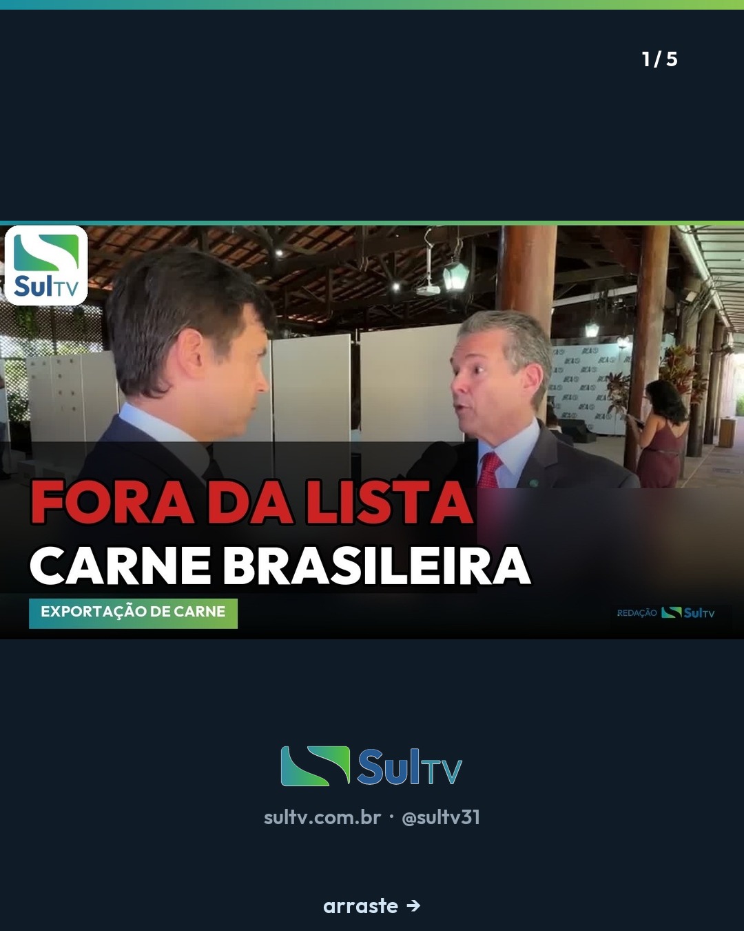 Ministro da Agricultura, André de Paula, diz que governo trabalha 'de forma transversal' para reverter exclusão do bloc…