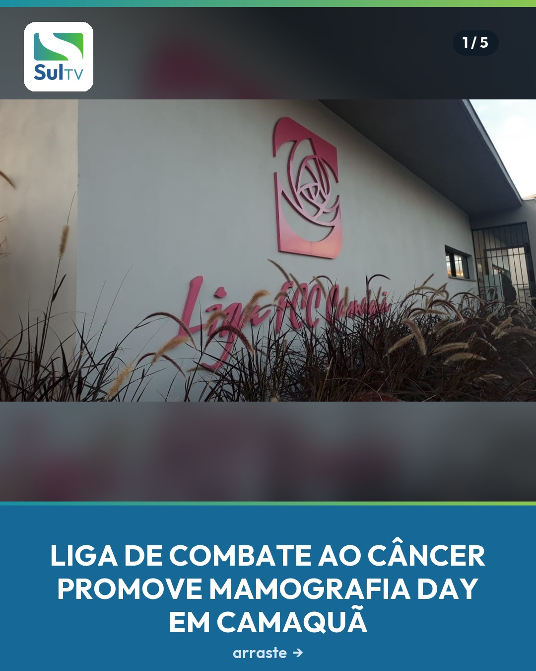 Mulheres a partir de 40 anos têm nesta sexta-feira (23) uma oportunidade de cuidar da saúde em Camaquã.